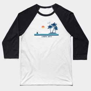 Amity Island 1975 Baseball T-Shirt